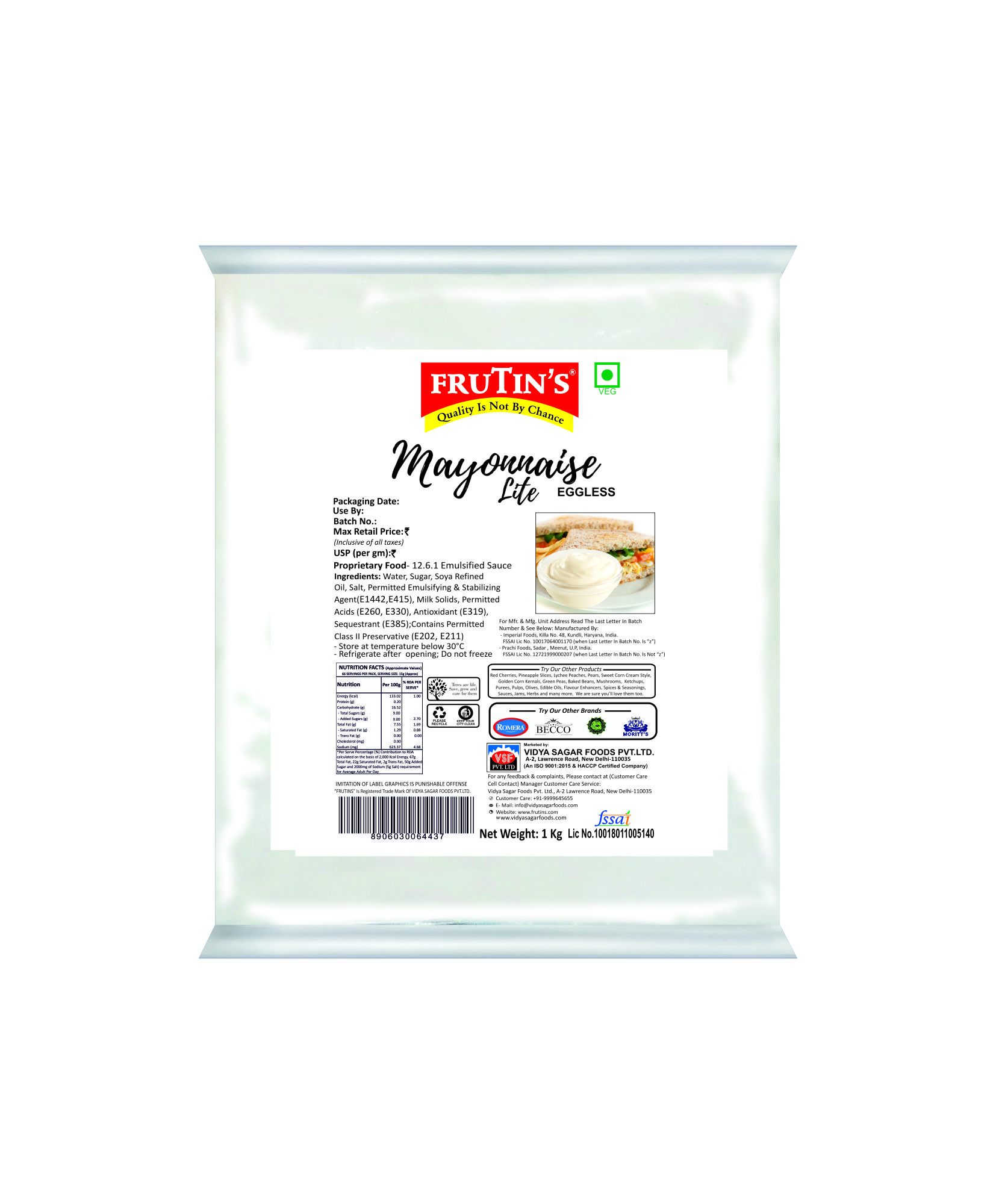 Mayonnaise Lite